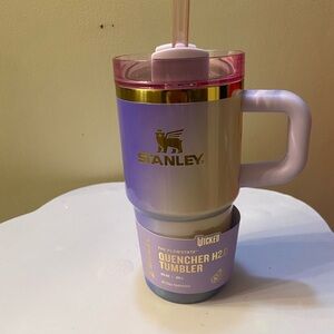 Stanley Wicked for Good Purple and Gold Quencher H2.0 Tumbler
